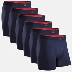 BAMBOO TRUNKS - 6-Pack - Marineblau - 3XL