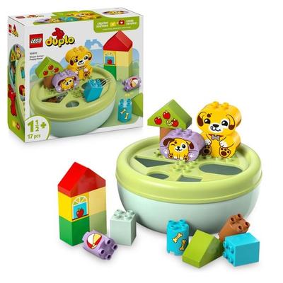 LEGO DUPLO 10441 Formsortierer: Welpenhaus, Kinder Montessori Spielzeug