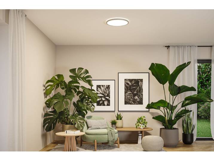 Plafonnier LED Select R Ø 39cm Argenté/Argenté Polypropylène LED Module LED