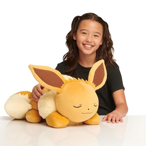Jazwares Pokémon Eevee Slaappluche - 45,7 cm