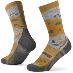 BUFF Merino Lightweight Crew II Socken 870 - khaki L (42-44)
