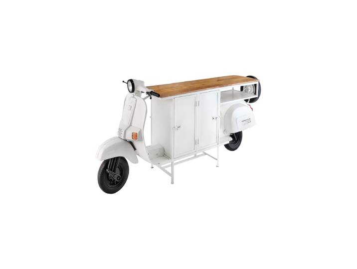 Design Bartheke & Schrank „Scooter“ Mangoholz Invicta Interiors