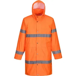 Warnschutz PVC-Regenmantel "H442" - S - Orange