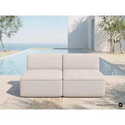 GROVA Outdoor Sofa 2-Sitzer Kombination Beige