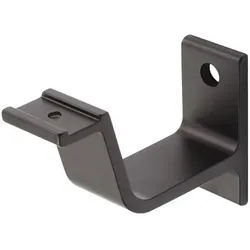 Hermeta Handlaufträger 3551 Alu.schwarz ku.-besch.ger.Auflage