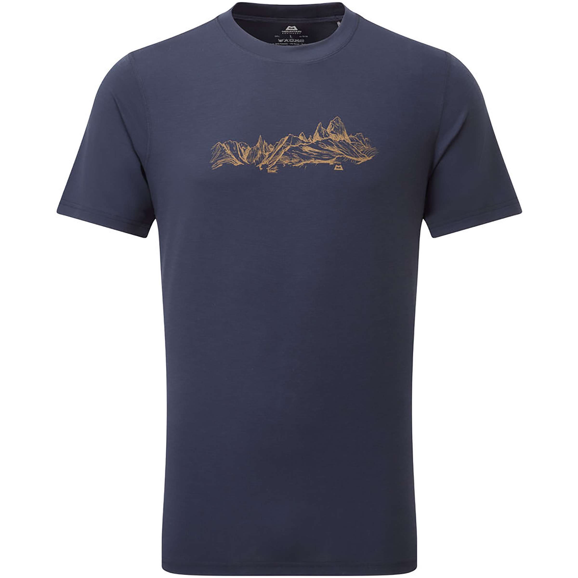 Mountain Equipment Groundup Skyline Herren T-Shirts blau Größe S Trekking Elastisch Lyocell (Tencel)