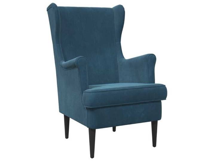 fauteuil Bleu Velours 42029945