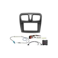 ACV Radioblende 9 Zoll mit Radioanschlusskit Lenkradfernbedienung Dacia 69125...