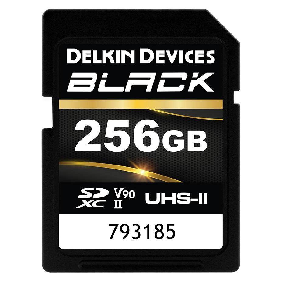 Delkin BLACK UHS-II SDXC 256GB R:300MB/s W:250MB/s (256 GB, SDXC, U3, UHS-II) (4110100673)