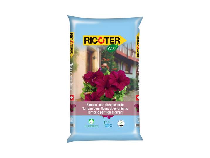 Ricoter Blumen-/Geranienerde CO2-clean 40 l