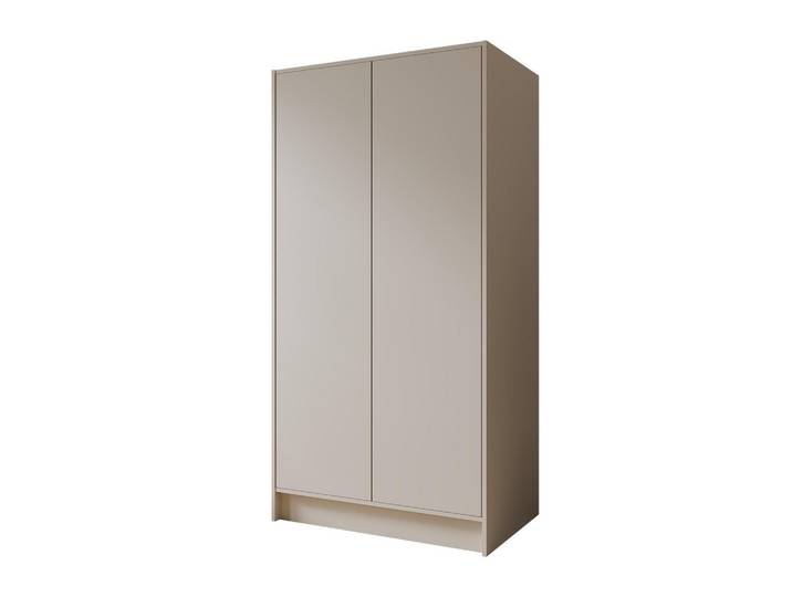DREHTÜRENSCHRANK VELAR 102/200/51 cm Modern Kleiderschrank 2-türig Kaschmir