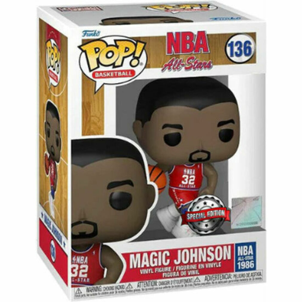 Funko Pop! NBA All-Stars Magic Johnson #136 Special Edition Basketbal