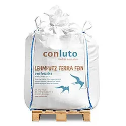 conluto Lehmputz terra fein, erdfeucht - 1,0 t Big Bag