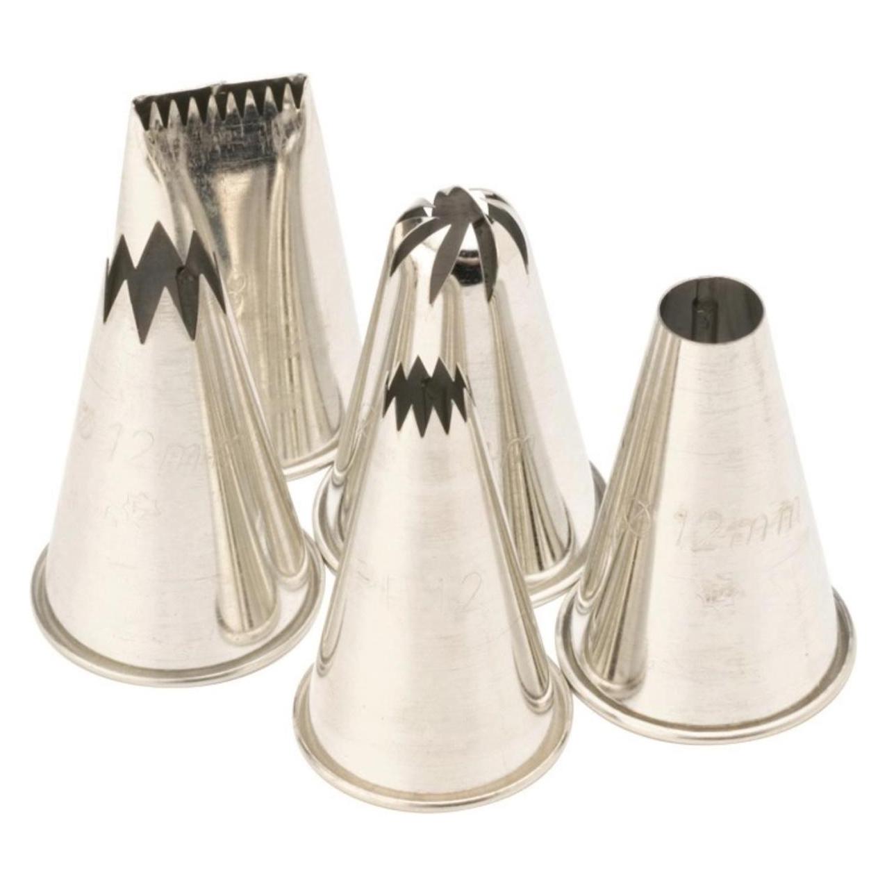 Piazza Spritztüllen Set 5 Grössen 0.8cm 1.2cm und 1.4cm (Spritzbeutel Set) (276703)