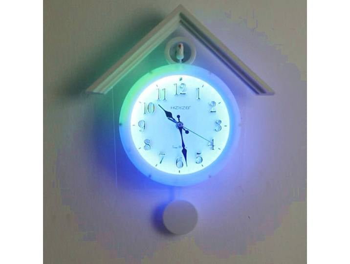 Horloge murale lumineuse de luxe, horloges coucou, montre Led rétro, horloge de Table, chambre à coucher, silencieuse, décoration de salon, ornement de pièce élégant