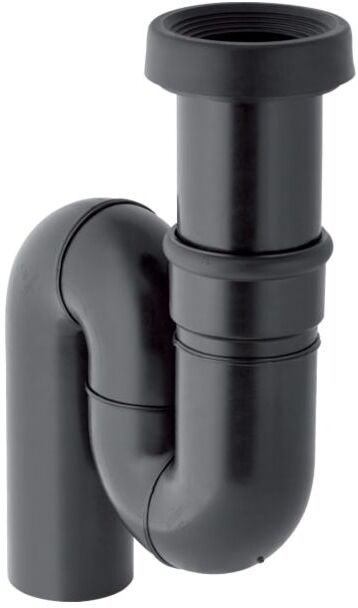 Geberit Geruchsverschluss 167734161 Ø 110 mm, Abgang vertikal, für Hock-WC, PE-HD, schwarz