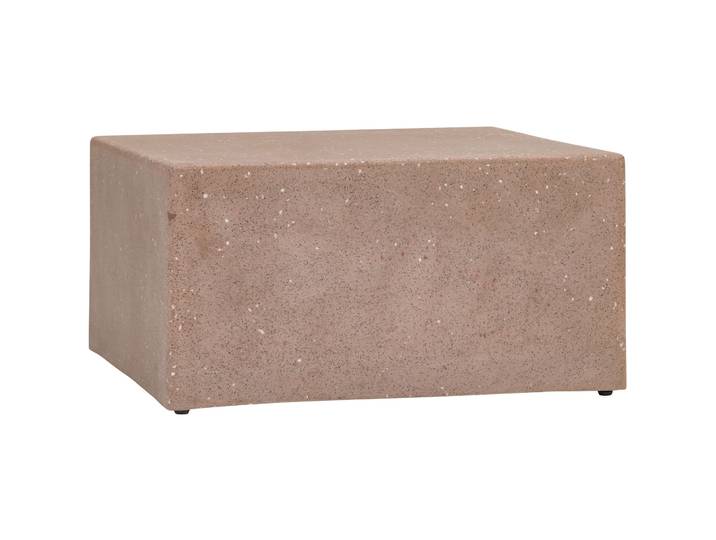 Gartentisch Merano rosa Terrazzo B 60 H 30 cm