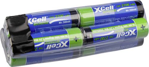 XCell Akkupack 8x Mignon (AA) NiMH 9.6V 2700