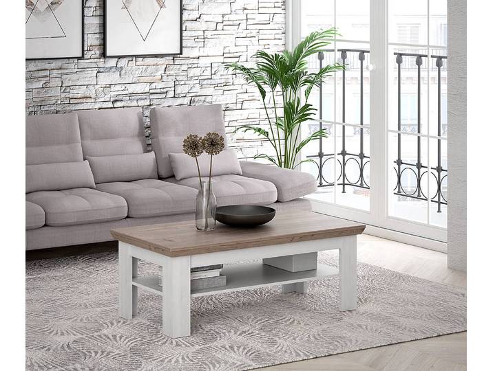 Couchtisch 121 x 45 x 60cm Weiß