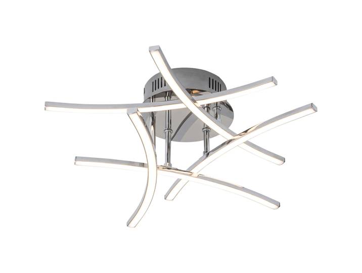 Deckenlampe Vargas chrom Metall/Aluminium/Kunststoff 2700 lm B 46 cm - LED - Lichtfarbe: Warmweiss - LED Energiesparlampen