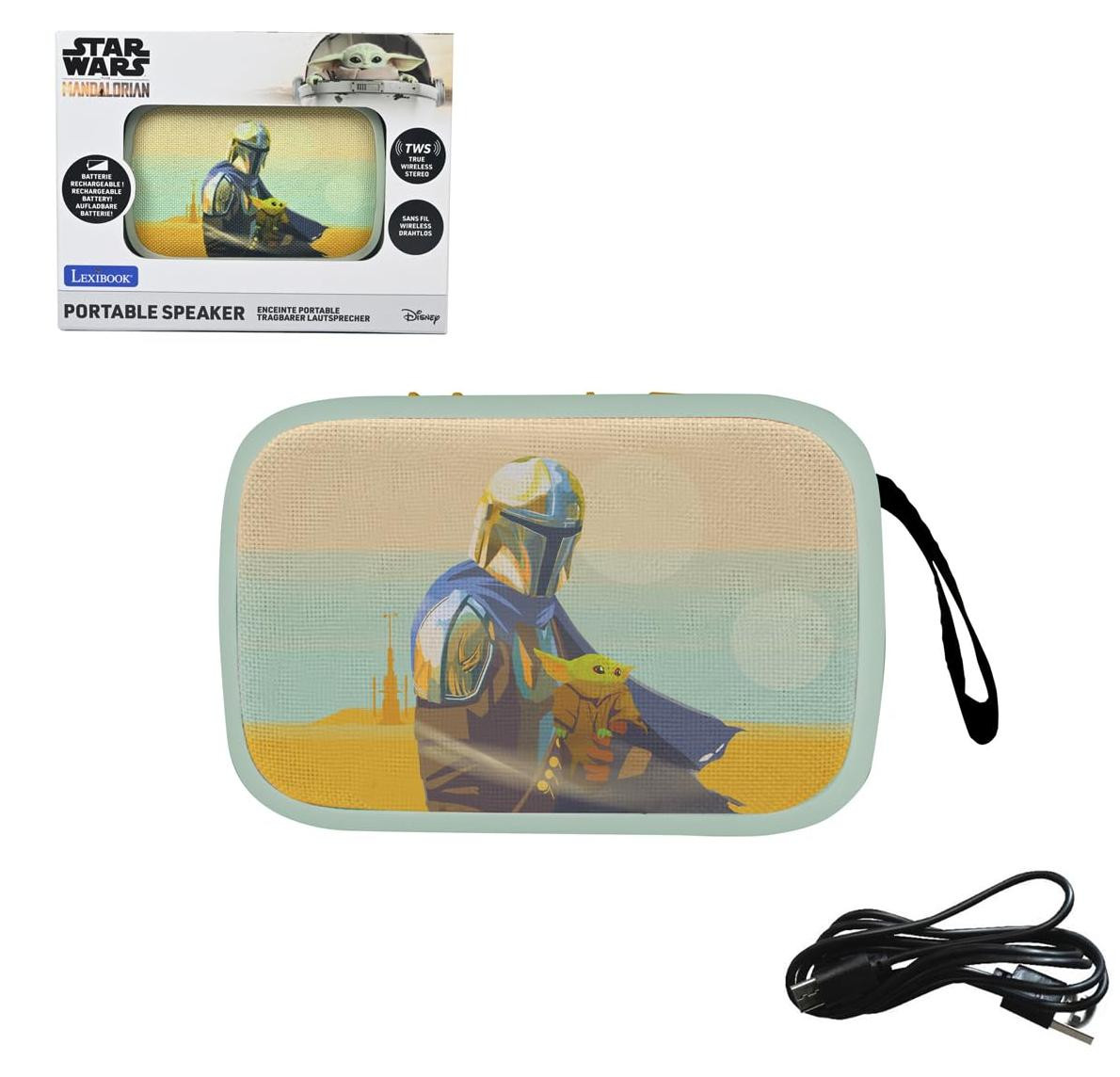 Lexibook Star Wars Bluetooth-luidspreker geel/groen BT018SWLXB
