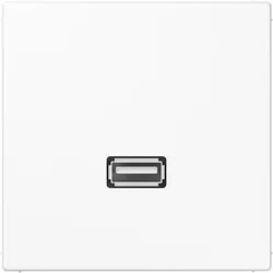 JUNG Multimedia-Anschluss aws USB m.Tragring MA LS 1122 WW