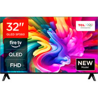 32SF560, QLED-Fernseher 81 cm (32 Zoll), schwarz, FullHD, Triple Tuner, Fire TV