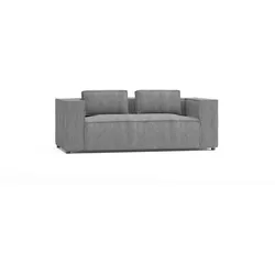 2-SITZER-SOFA Nova Hellgrau Cord