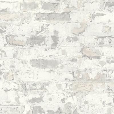 Galerie Wallcoverings Bricks and More Collection Industrial Chic Brick Matte Finish Vinyl on Non-woven Wallpaper Roll