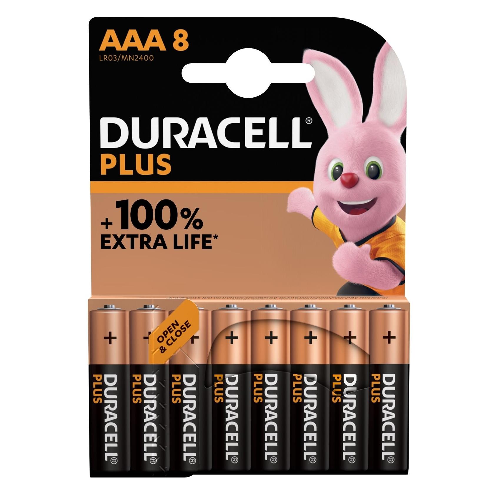 Duracell Plus (8 Stk., AAA) (141179)