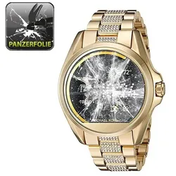 2x Panzerfolie für Michael Kors Access ANTI-SCHOCK Displayschutzfolie MATT