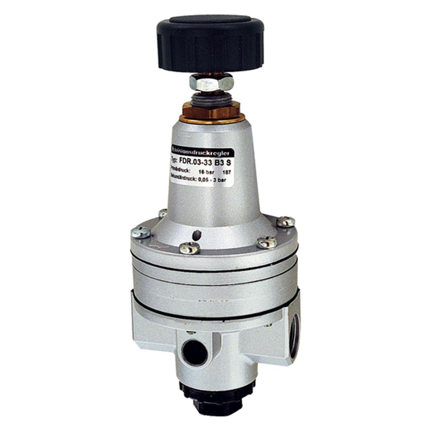 Riegler Präzisionsdruckregler o. Mano, G 3/8, 0,05-3 bar, hoher Durchfl. (637.41)