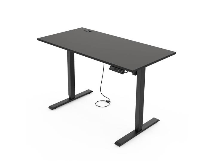 Yaasa Desk Lite, 100x60 cm, Black - Standing desk
