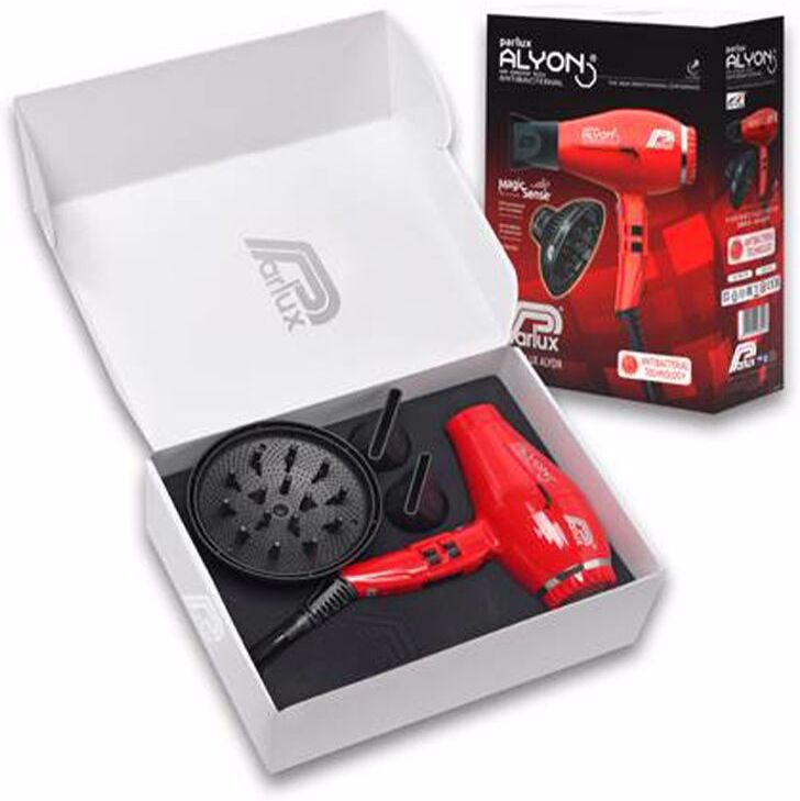 Parlux Alyon + Magicsense Set #Rouge 4 unités