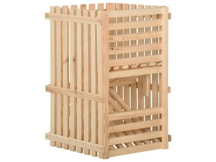 vidaXL Kiefernholz Massiv Kartoffelkiste Obstkiste Obsthorde Universalkiste für Kartoffeln Wein Obst Äpfel Vorratskiste 50x50x80cm