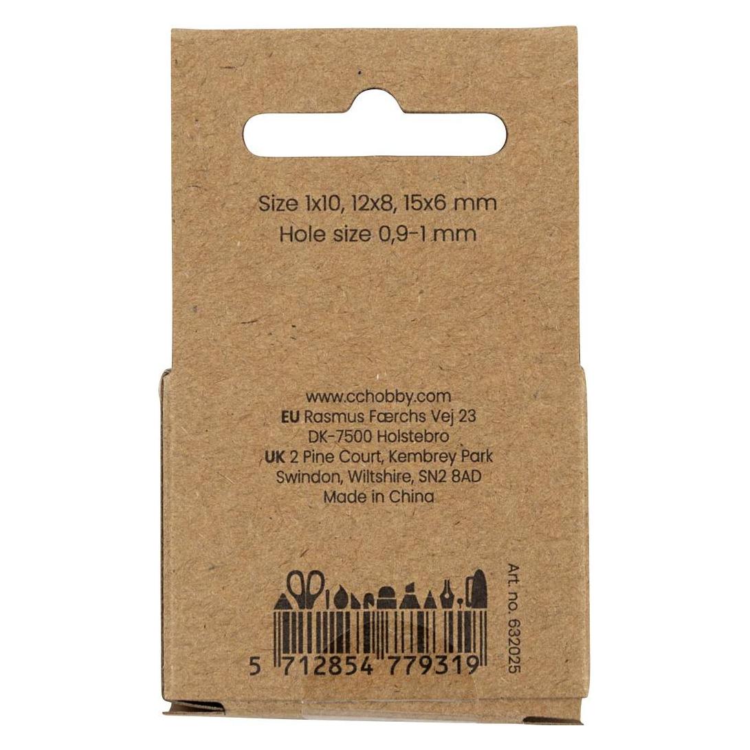 Creativ Company Perlen-Set Achatstein Hellrosa, 6-10 mm, Packungsgrösse (632025)