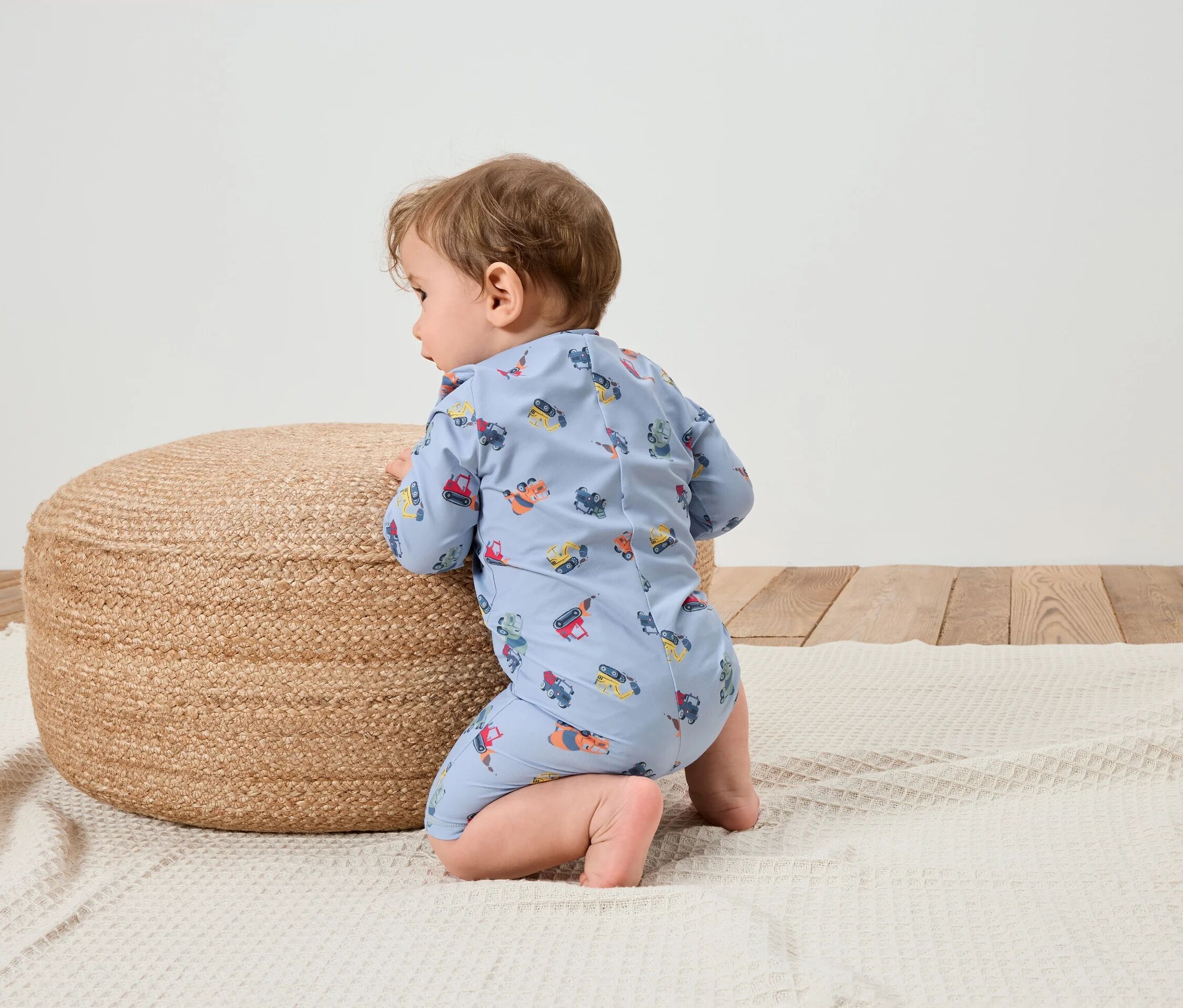 Tchibo - Baby-Einteiler mit UV-Schutzfaktor 50+ - Baby - Gr. 86/92 - hellblau