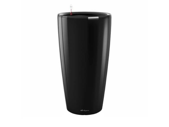 LECHUZA RONDO Premium 32 zwart hoogglans 15789