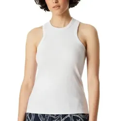 Schiesser Double Rib Tank Top Weiß Baumwolle Large Damen