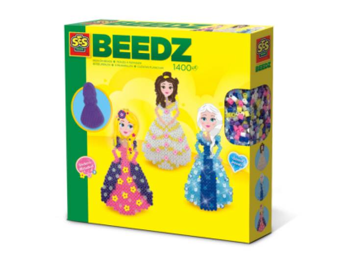 SES Beedz 06268 - Strijkkralenset - Prinsessen - Inclusief glitterstrijkkralen