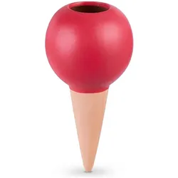 Relaxdays, Bewässerungskugeln + Tonkegel, 4x Tonkegel (Tonkegel)