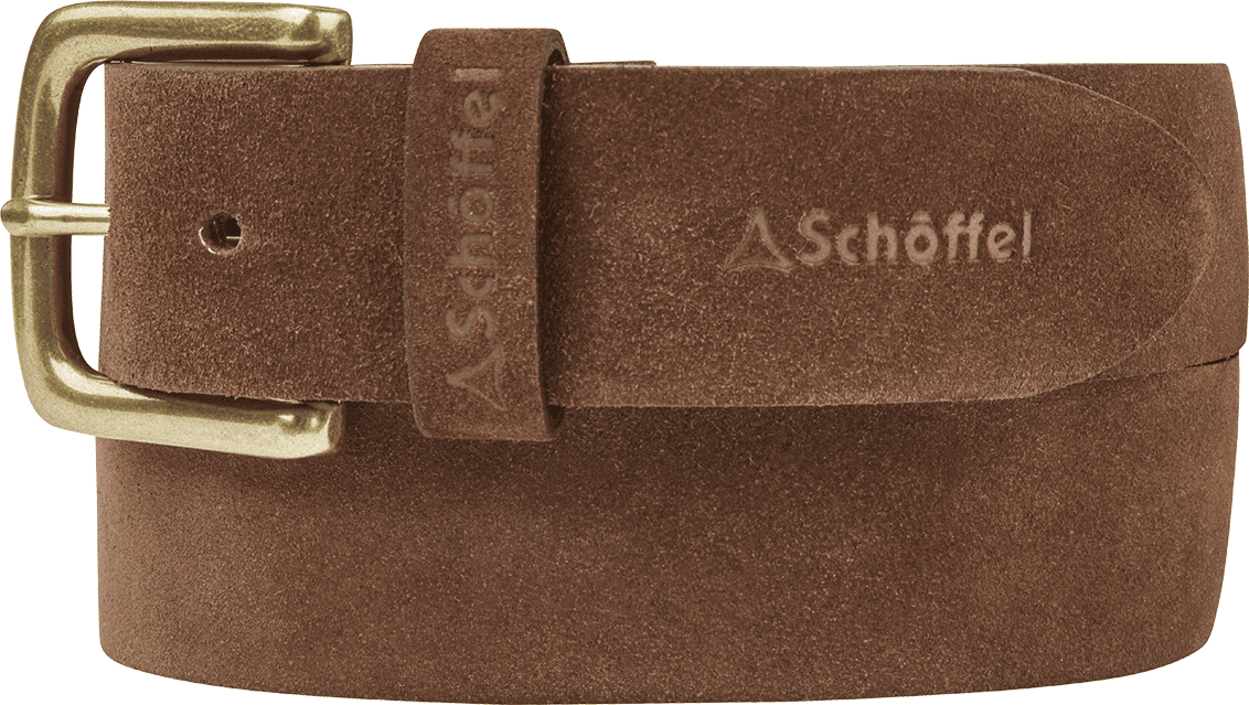 Schöffel Country Castleton Leather Belt - Brown - Size 34 - Men