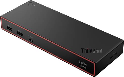 Lenovo USB4 Dockingstation USB 4 Smart Dock 135W USB-C Power Delivery, inkl. Kensington-Schloss
