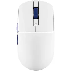 Konjac Sponge ROYAL KLUDGE M30 White Blue Gaming Mouse PAW 33111K (Kabellos), Maus, Blau, Weiss