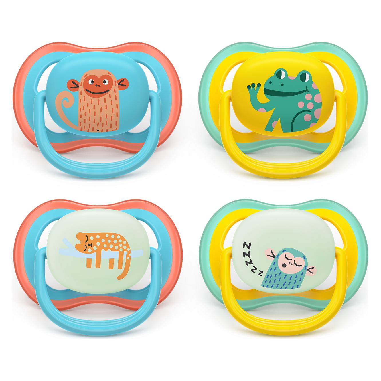 Philips Avent Pacifier für Tag und Nacht (4x) (SCF349/56)