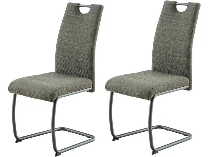 HELA Freischwinger FLORENZ (Set, 2 St), Rundrohrgestell Matching Colour, gepolstert, mit Griff