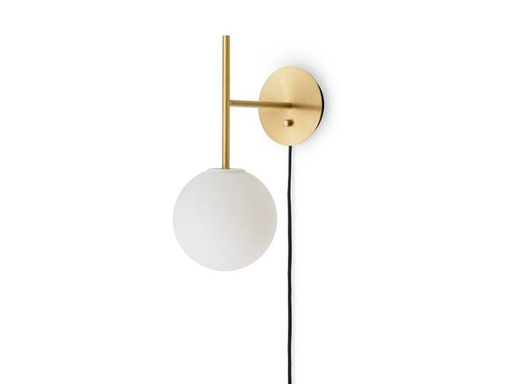 Audo Copenhagen Applique murale TR Bulb Suspended Brushed brass