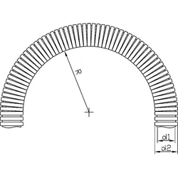 Reiku Wellrohr PA12 sw PARRB-07G