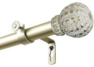 InStyleDesign Gradient 1 inch Diameter Adjustable Curtain Rod