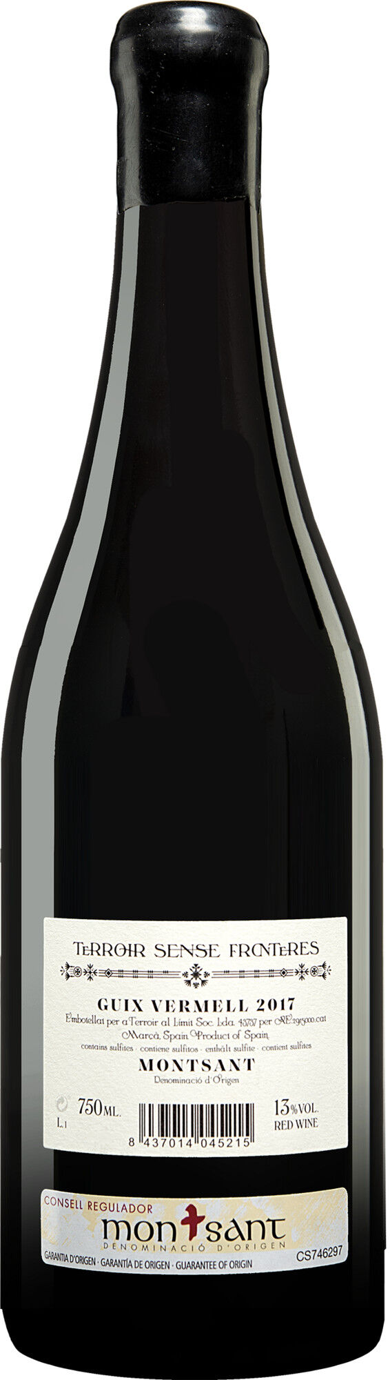 Terroir al Límit Terroir Sense Fronteres Guix Vermell 2017 13% Vol. Rotwein Trocken aus Spanien